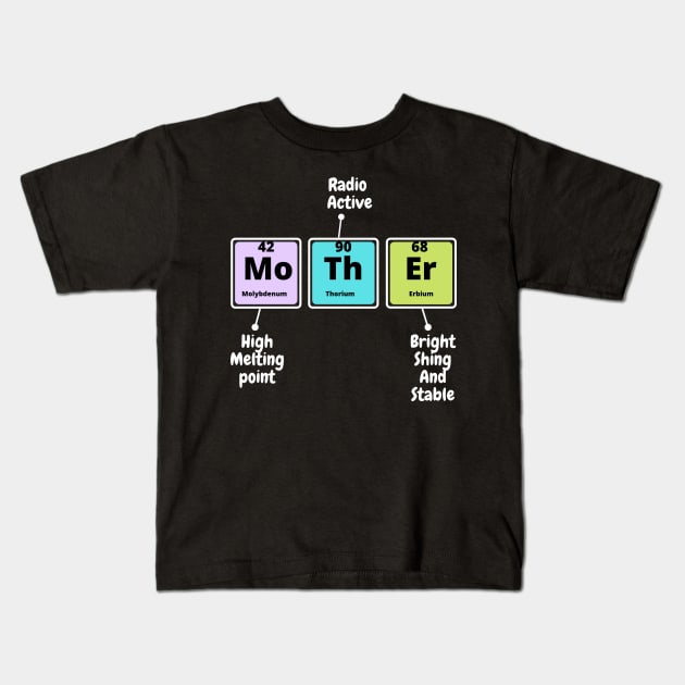 Womens Mother Periodic T-SHIRT , Funny Chemistry SHIRT ,Gifts for Women Men Kids T-Shirt by Pop-clothes